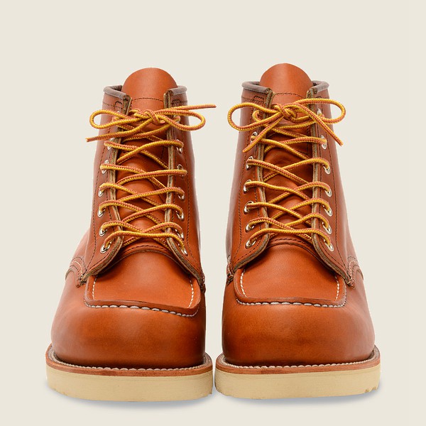 Red Wing Mens Classic Moc – 6-inch Legacy Leather - Heritage Boots Brown - 2369ZTJAL